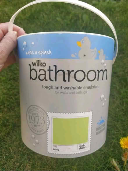 Photo of free Zesty bathroom paint (Lichfield WS14) #1
