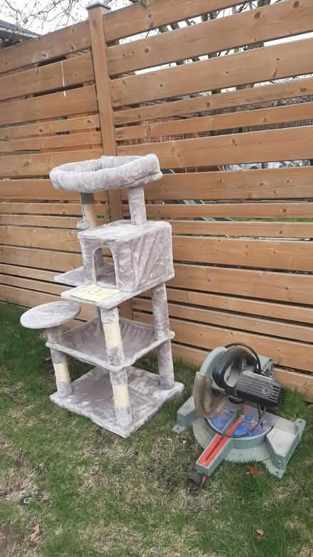 Photo of free Curb find: cat tower & saw (Bloor St W & Jane St) #2