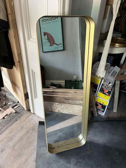 Photo of free Metal Mirror in Brass Colour (Corris SY20) #2