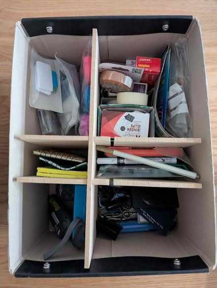 Photo of free Box of stationery items (Medbourne MK5) #2