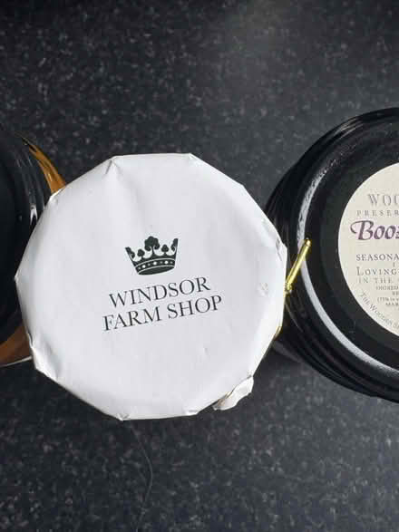Photo of free Chutney and 2 fruit jars (Weybridge) #4
