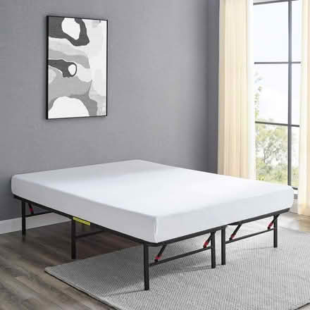 Photo of free Full size bed frame & mattress (City of Kennesaw, near KSU) #1