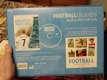 Photo of free Football legends book & dvd set (Tonbridge) #1