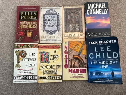 Photo of free 8 whodunnit novels (Longbarn WA2) #1