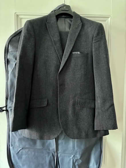 Photo of free M&S charcoal suit (Dyke Road area BN1) #1