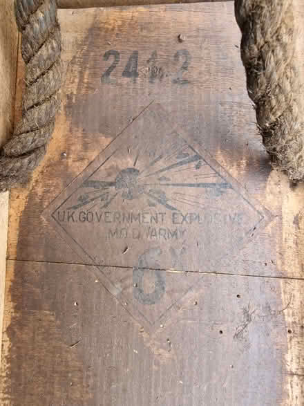 Photo of free Wooden crate/box ex MOD explosives (Lye Valley OX4) #2