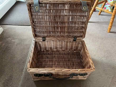 Photo of free Wicker hamper. (Nunnery Wood WR5) #2