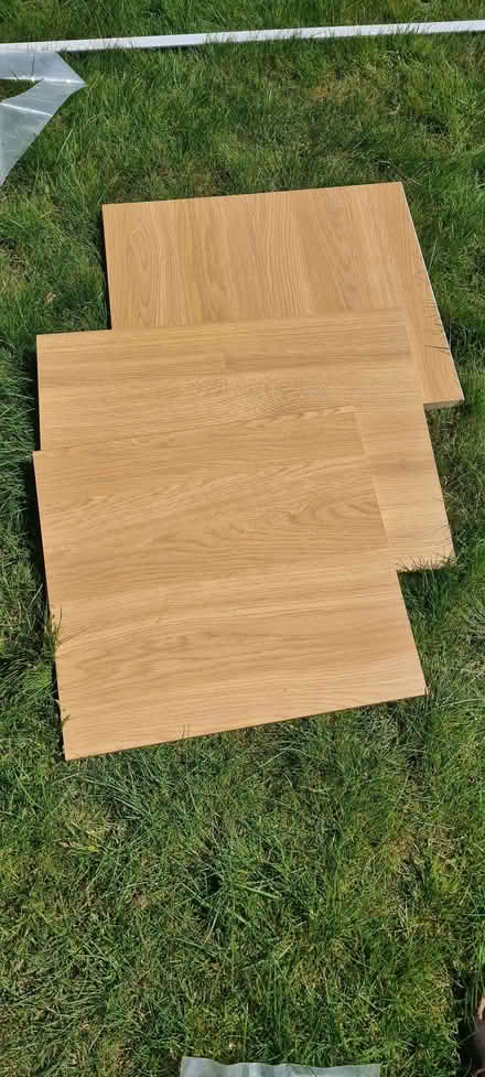 Photo of free Wood veneer shelving (Binfield Heath RG9) #1