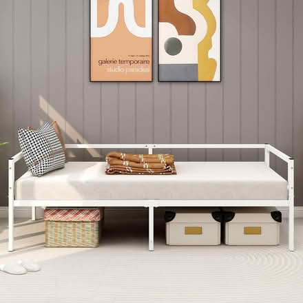Photo of free Minimal white metal daybed (City of Kennesaw, near KSU) #1