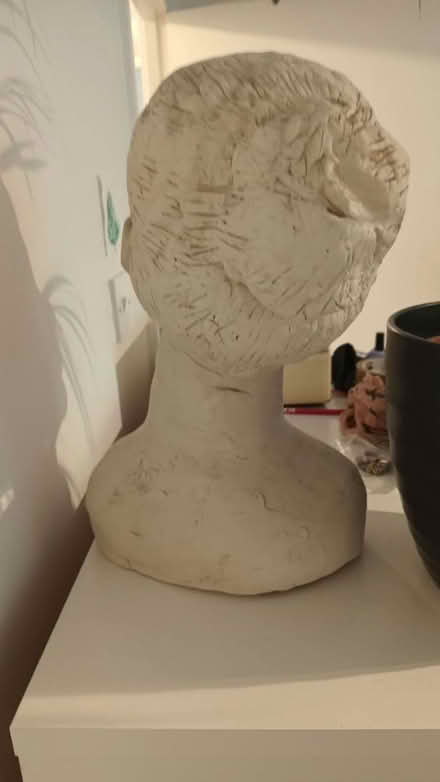 Photo of free Large clay bust. Unglazed (SW11) #3