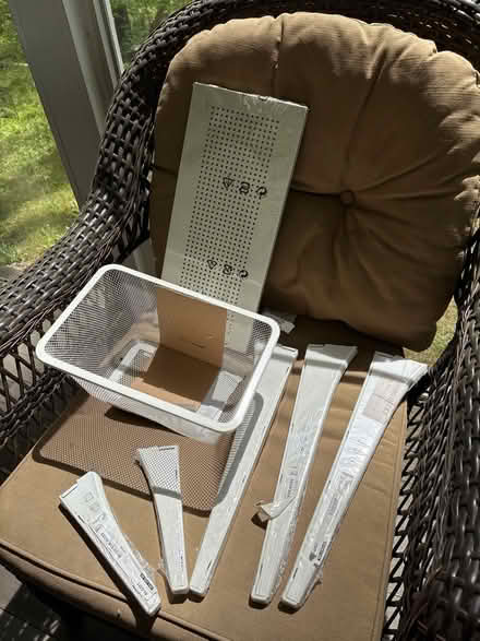 Photo of free IKEA Algot shelving pieces (Ossining) #1