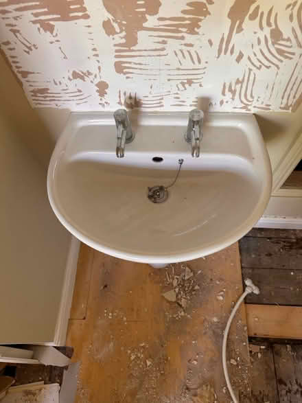 Photo of free Bathroom basin with taps (Nether edge S11) #1