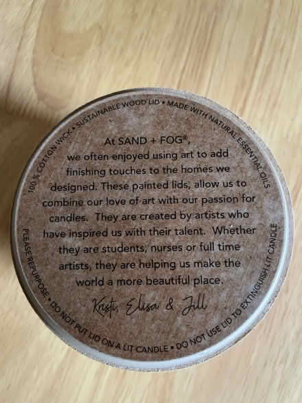 Photo of free Floral scented candle (Jericho OX2) #3