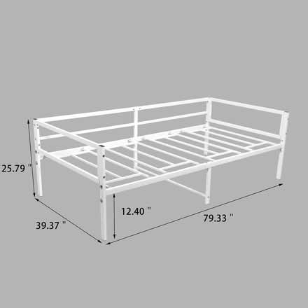 Photo of free Minimal white metal daybed (City of Kennesaw, near KSU) #2