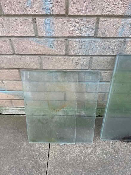 Photo of free Fridge/freezer glass shelves (Clapham MK41) #2