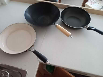 Photo of free Three Frying Pans (Hardwick OX16) #1