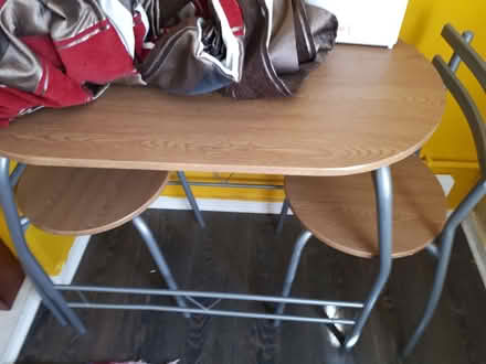 Photo of free Small table 2 chairs (Boothgate DE56) #1
