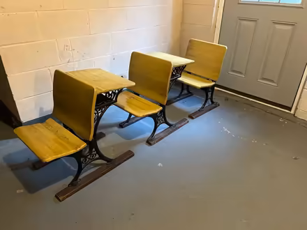 Photo of free Old school desks - fun for kids (New Canaan downtown) #3