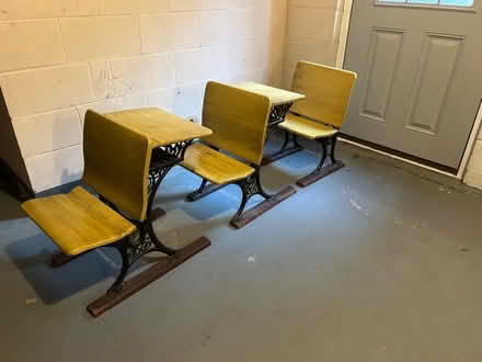 Photo of free Old school desks - fun for kids (New Canaan downtown) #3