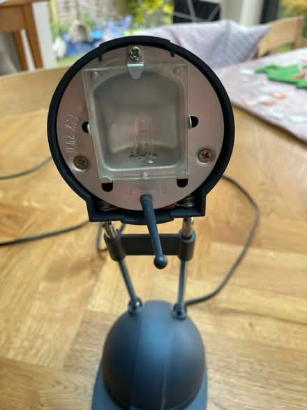 Photo of free Blue height-extendable desk lamp (Hertford SG14) #3