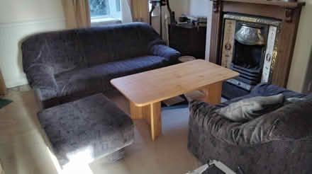 Photo of free Sofa, couch chair, table (Holbrook DE56) #1