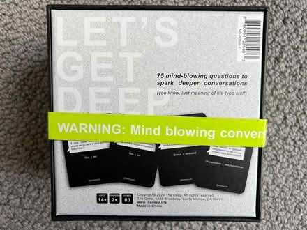 Photo of free Card game for conversations (new) (Walden - North Porter Square) #2