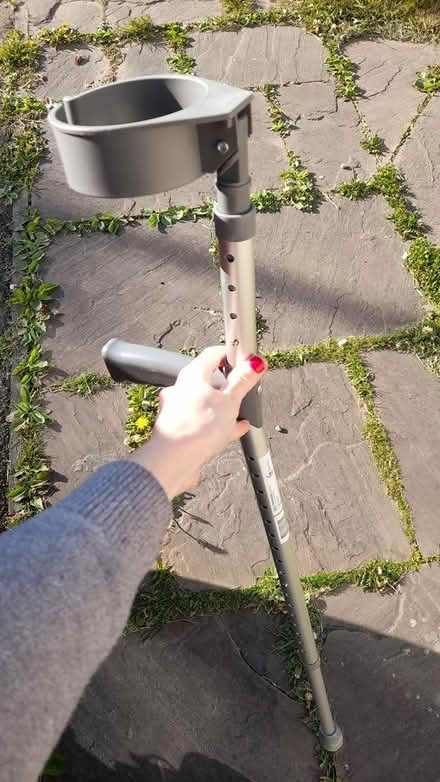 Photo of free Pair Of Adjustable Crutches (Liversedge WF15) #1