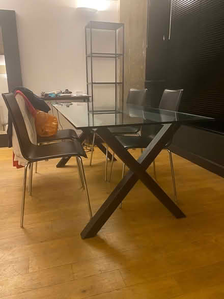Photo of free dining table with 4 chaira (Penfold Street / NW8) #1