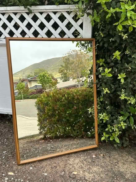Photo of free 33”x46” Framed Mirror (SLO Johnson Ave & Laurel Lane) #1