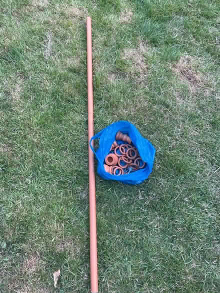 Photo of free Pine curtain pole (Rainham, Kent) #1