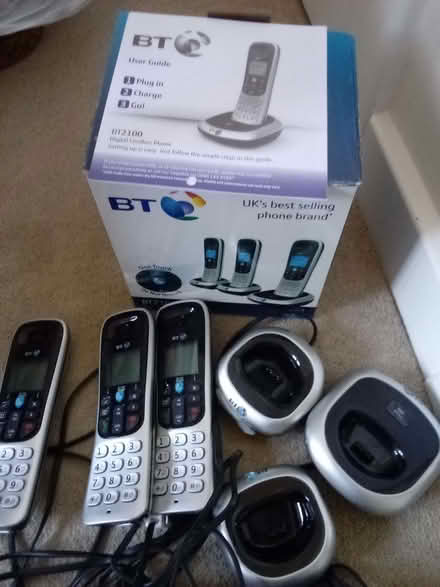 Photo of free BT landline phones -set of 3 (Walstead RH16) #1