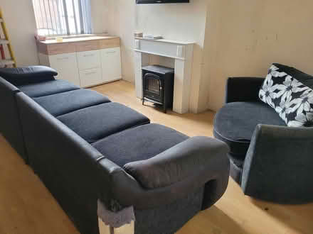 Photo of free Huge couch and cuddle chair (Bolton BL1) #2