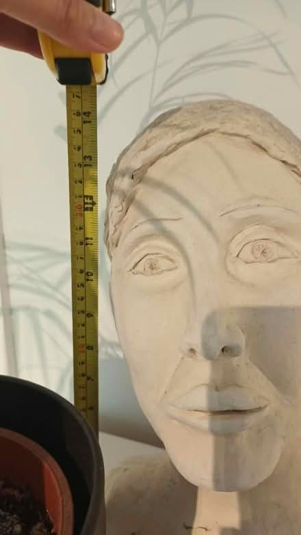 Photo of free Large clay bust. Unglazed (SW11) #4