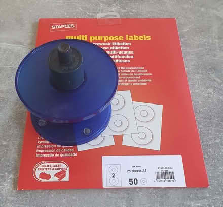 Photo of free CD/DVD labeller and sheets (Nanpantan LE11) #2