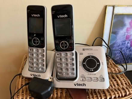 Photo of free Cordless phone with extra handset (North Waltham) #1