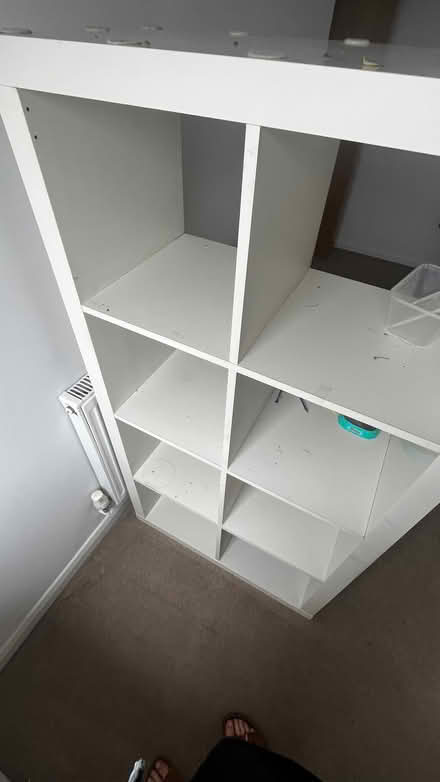 Photo of free White Kallax IKEA - 8 cube (Harringay Ladder N8) #2