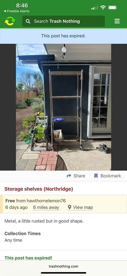 Photo of storage rack (Encino) #1