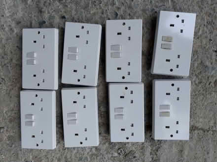 Photo of free Double sockets, white (Bucknell SY7) #1
