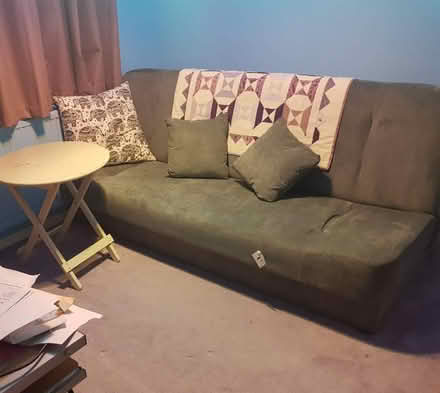 Photo of free Grey three seater clic clac style sofa bed (Honeypot brand) (Up Hatherley GL51) #2