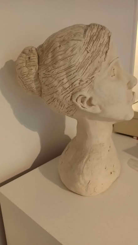 Photo of free Large clay bust. Unglazed (SW11) #2