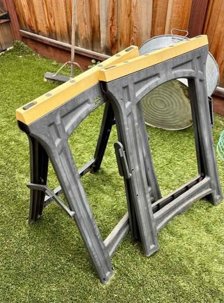 Photo of free Folding plastic saw horse (Cambrian areA) #1