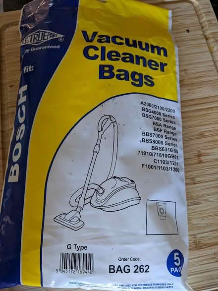 Photo of free Bosch vacuum cleaner bags (Willen MK15) #1