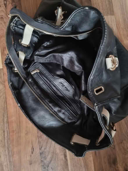 Photo of free Leather look bag- for upcyling (stroud green N4) #4