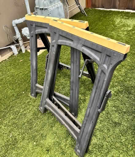 Photo of free Folding plastic saw horse (Cambrian areA) #2