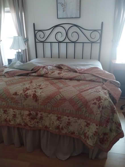 Photo of free Full size bed frame and box spring (Florence) #2