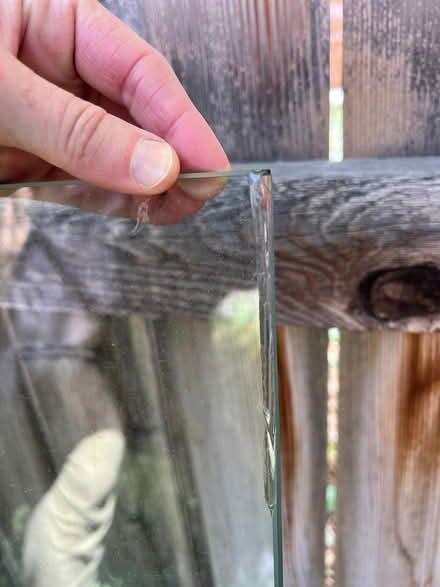 Photo of free Glass tabletop, 3’ x 6’ (Baker) #2