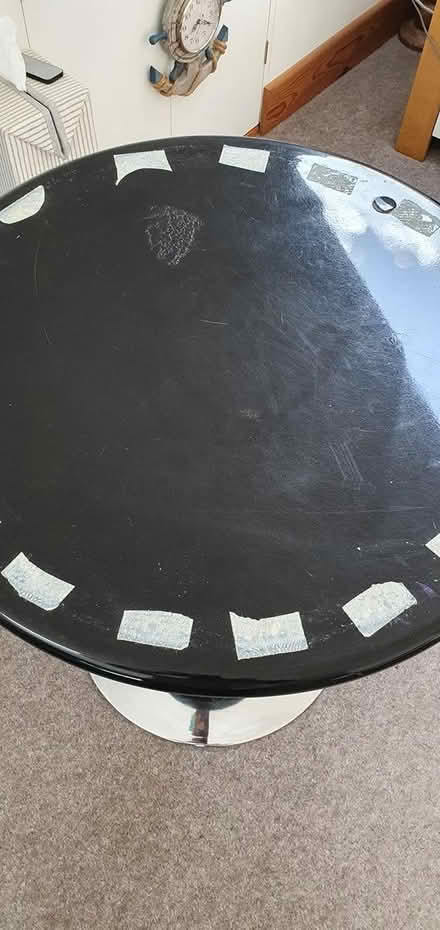 Photo of free small round swivel table (Hengistbury Head BH6) #4