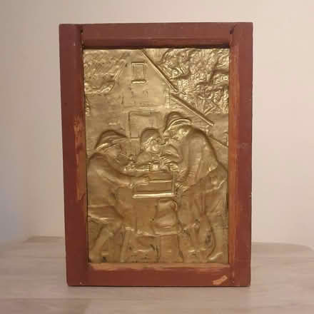 Photo of free Antique Embossed Etched Metal Art (TW7) #2