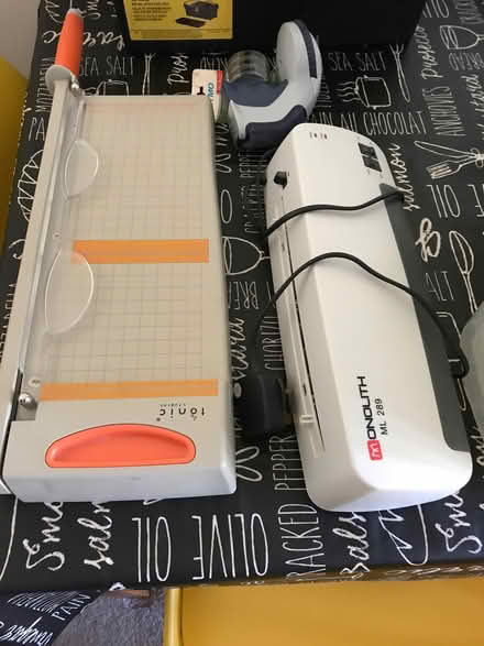Photo of free Mason jars, stationery equipment, shelves, small tool box (Whitehaven CA28) #4