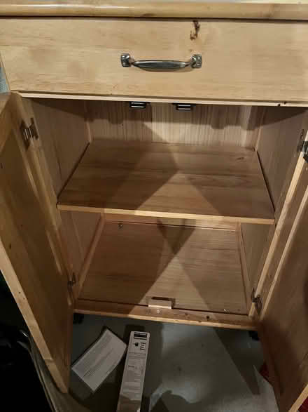 Photo of free Cabinet with two shelves and drawer (Montgomery Township) #2